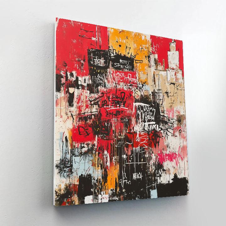 Jean-Michel Basquiat Inspired Urban Rebel paint by number