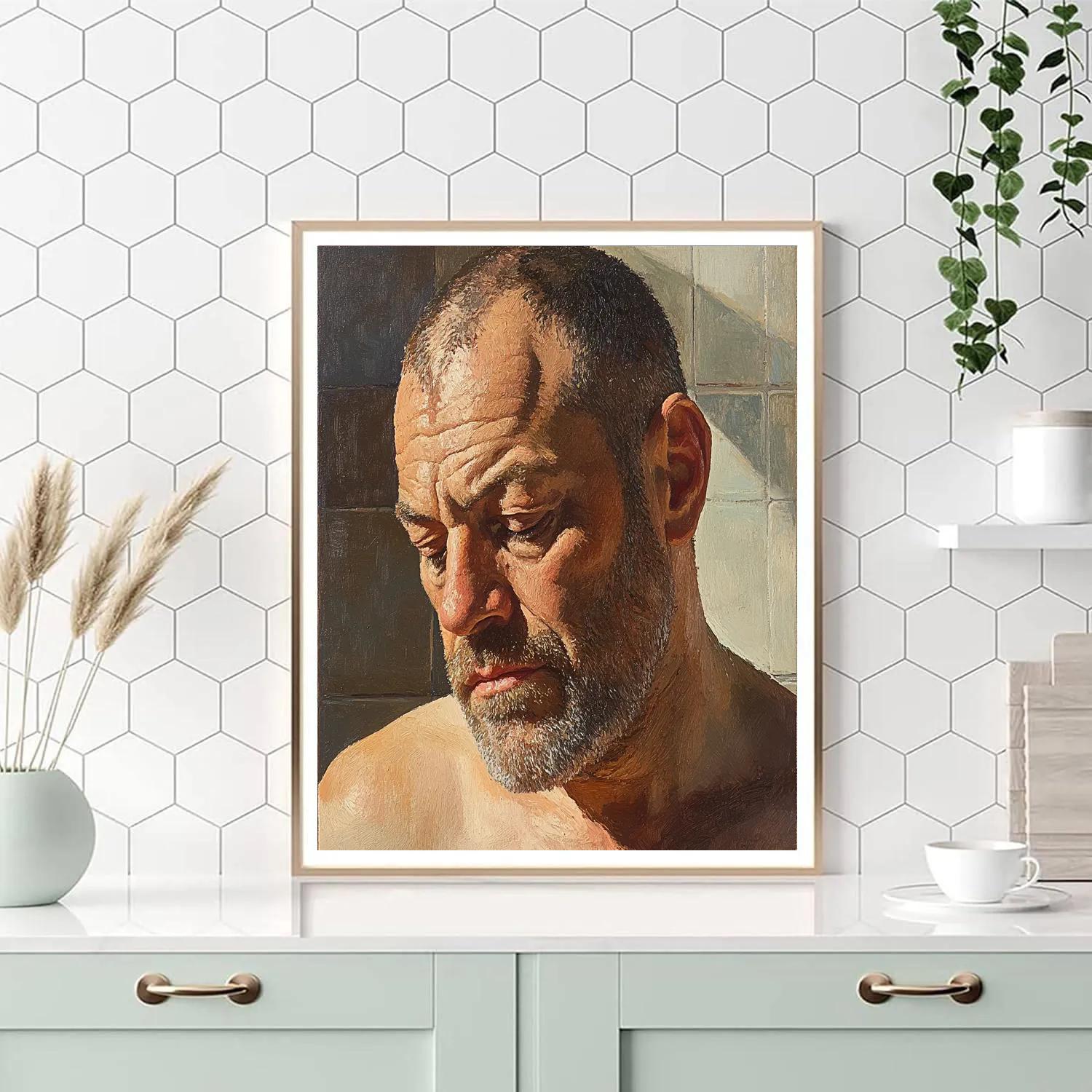 Lucian Freud Inspired Intimate Study paint by number