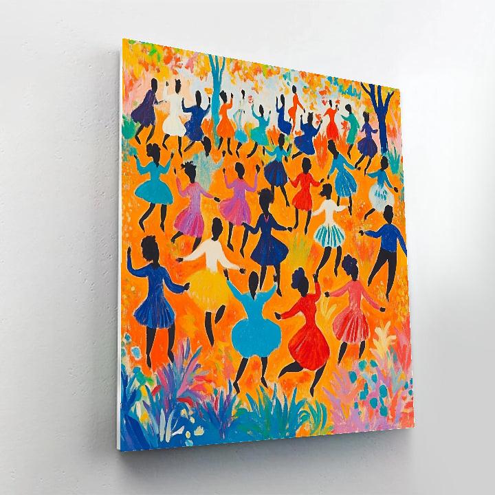 Henri Matisse Inspired Joyful Dance paint by numbers