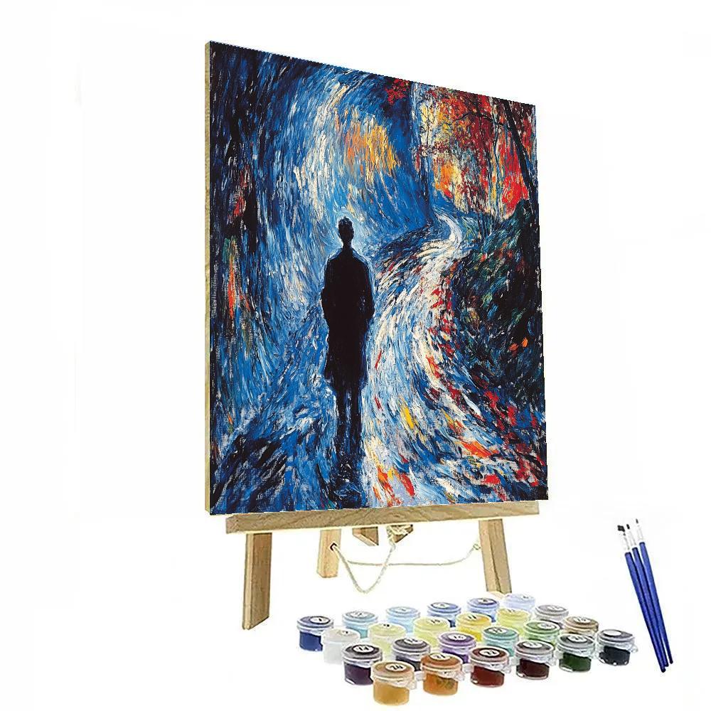 Edvard Munch Inspired Melancholy Numbered painting kits