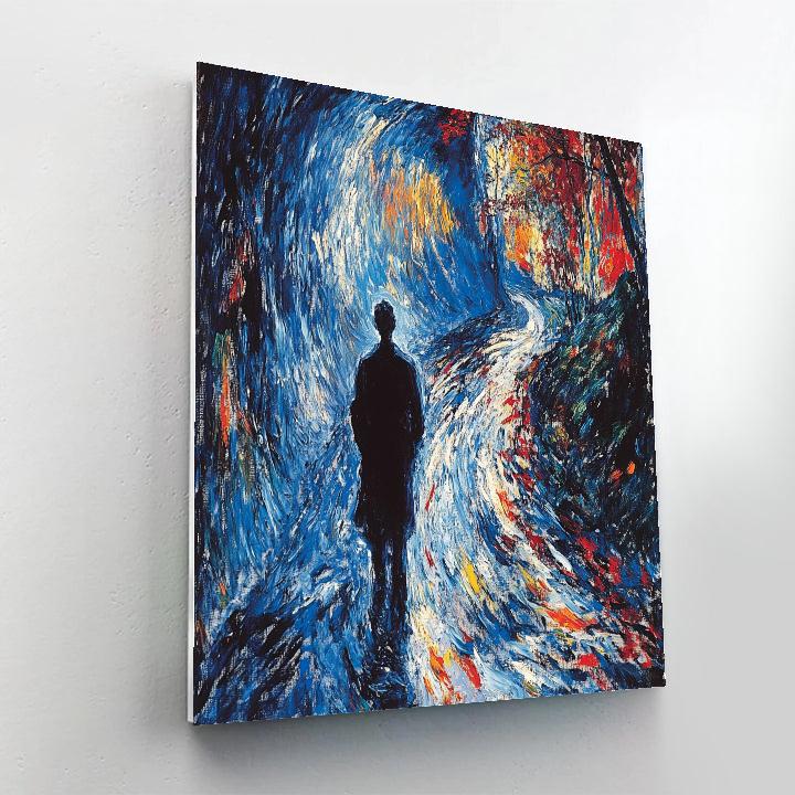 Edvard Munch Inspired Melancholy Numbered painting kits