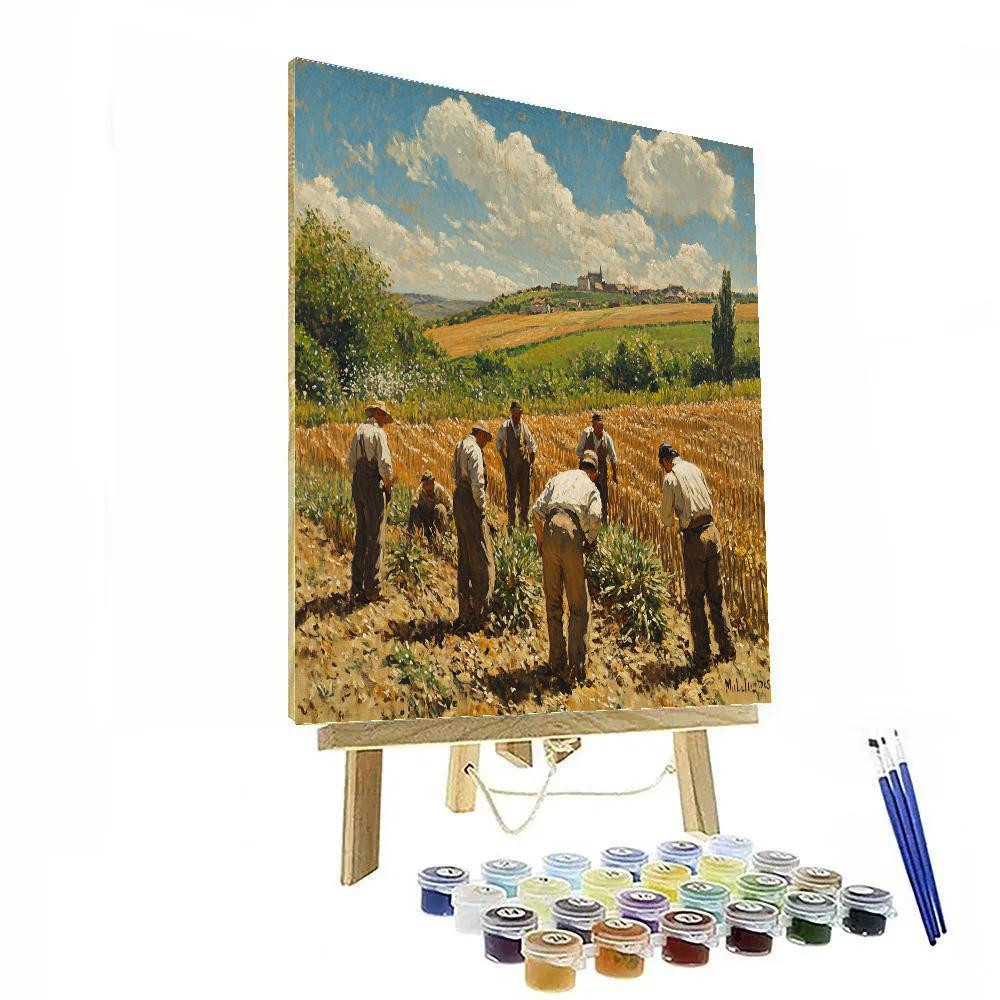 Jean-François Millet Inspired Peasant Life Numbered painting kits