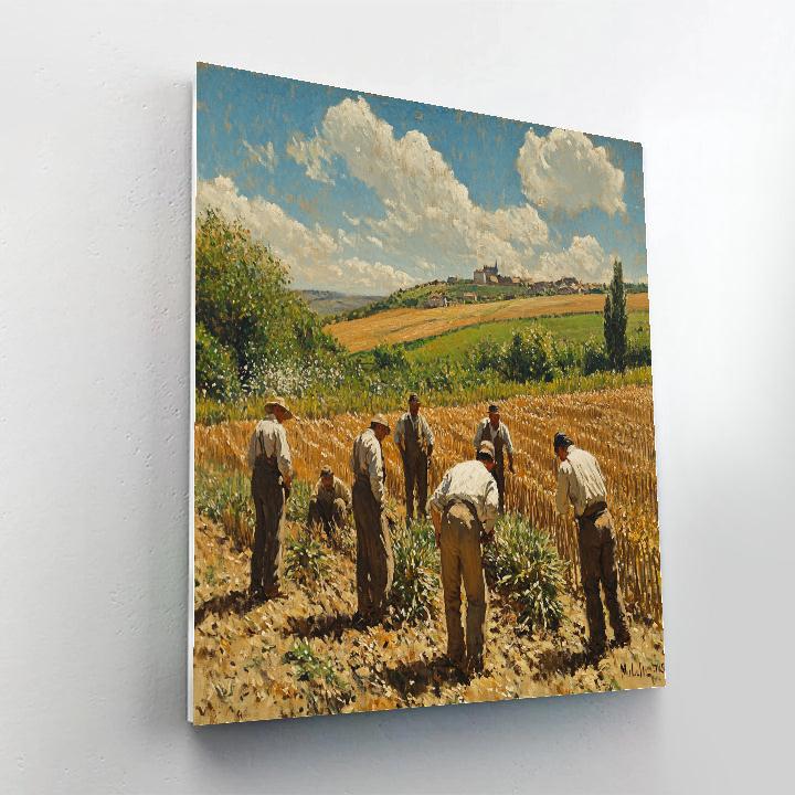 Jean-François Millet Inspired Peasant Life Numbered painting kits