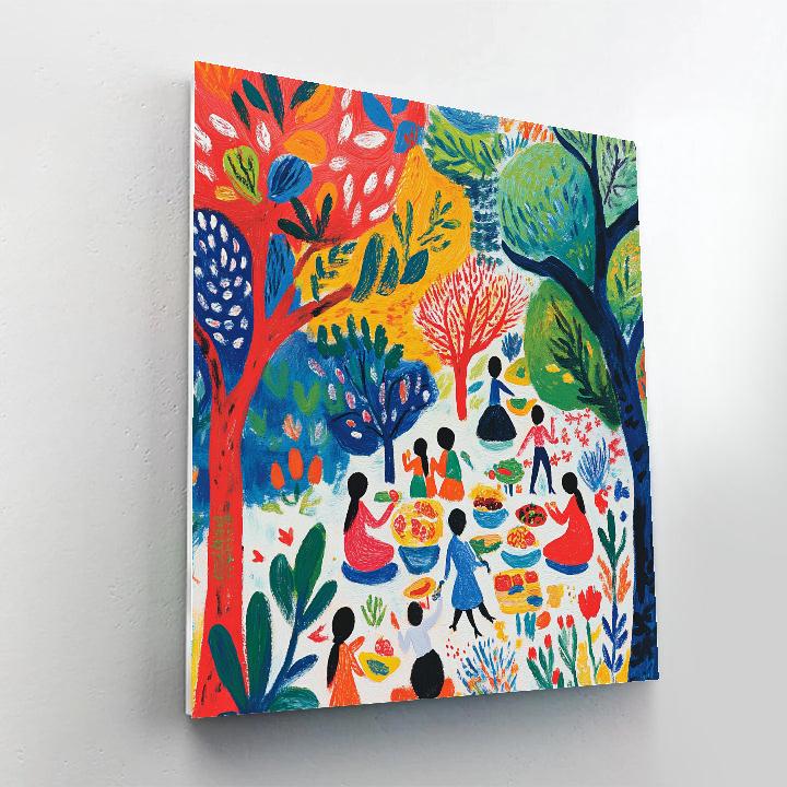 Henri Matisse Inspired Joyful Picnic painting number kit