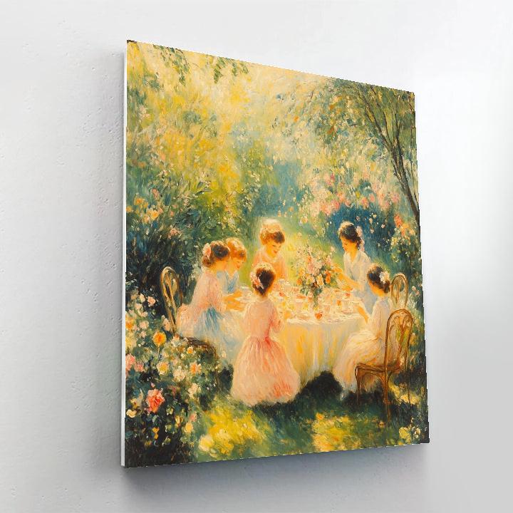 Pierre-Auguste Renoir Inspired Garden Tea Party Paint by numbers kits