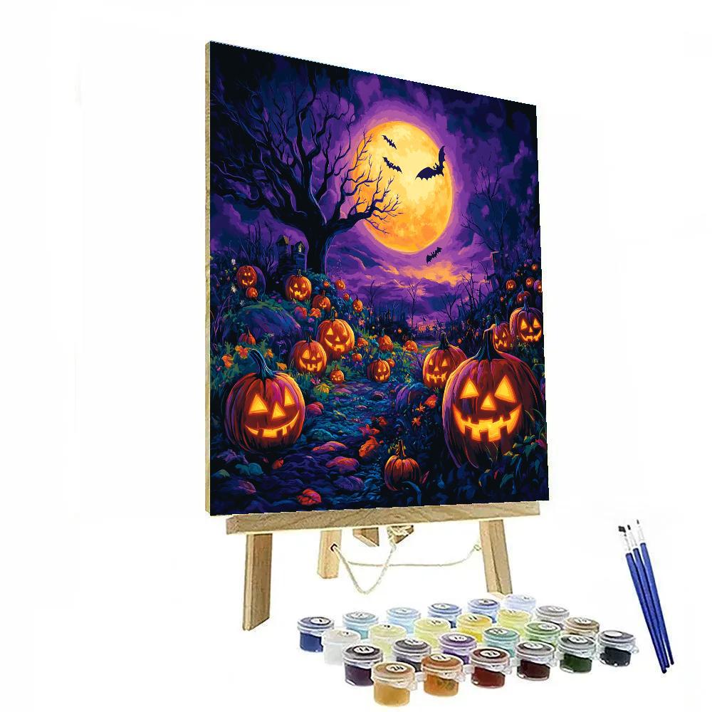Jack Skellington’s Spooky Celebration Disney Inspired Paint by numbers kits