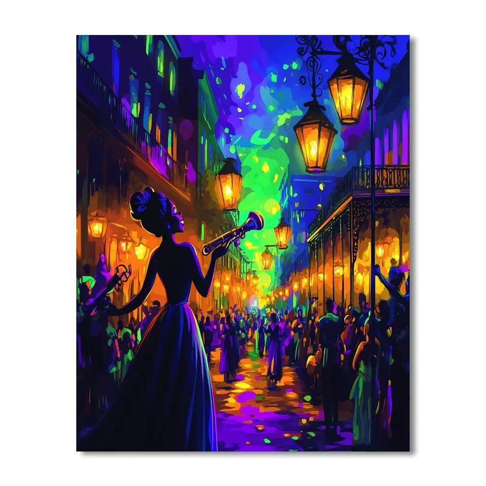 Tiana’s Jazzy Night In New Orleans Disney Inspired Numbered painting kits
