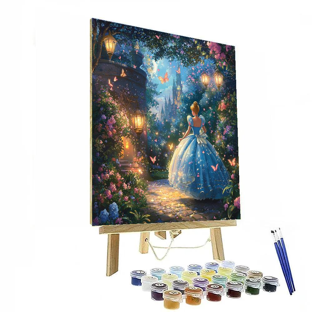 Cinderella’s Magical Garden Gala Disney Inspired paint by color