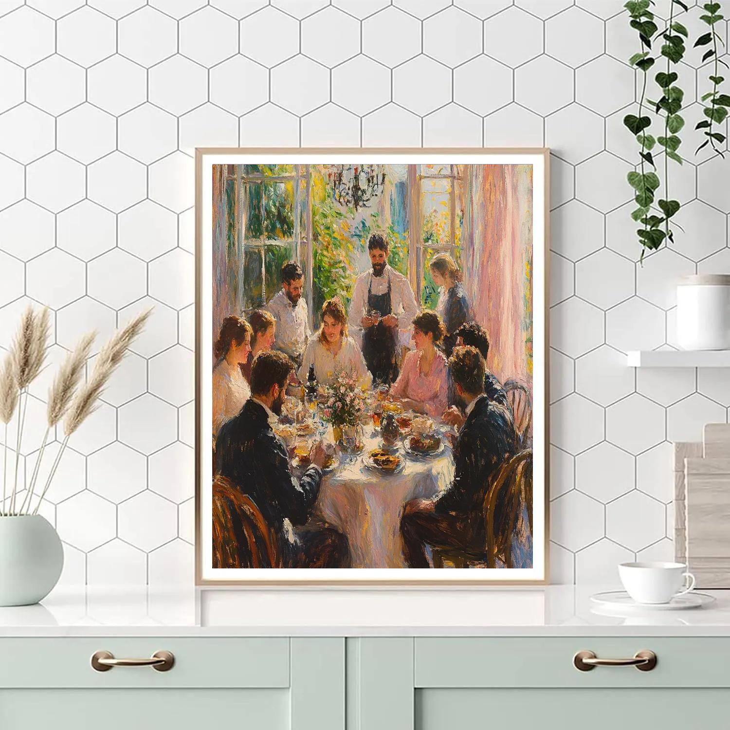 Pierre-Auguste Renoir Inspired Sunday Lunch painting number kit