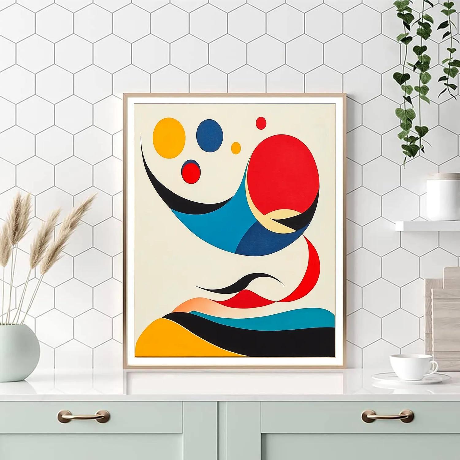 Joan Miró Inspired Celestial Abstraction Numbered painting kits