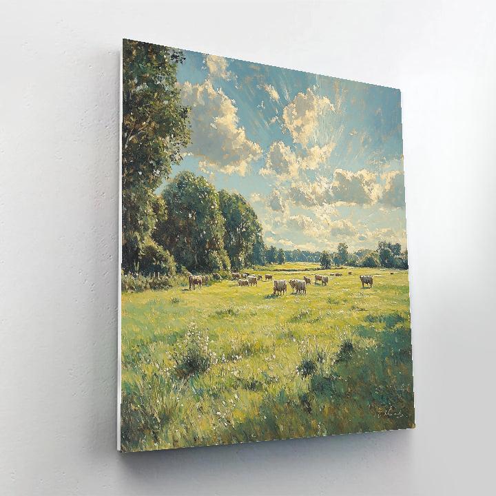 John Constable Inspired Summer Meadow Paint by numbers kits
