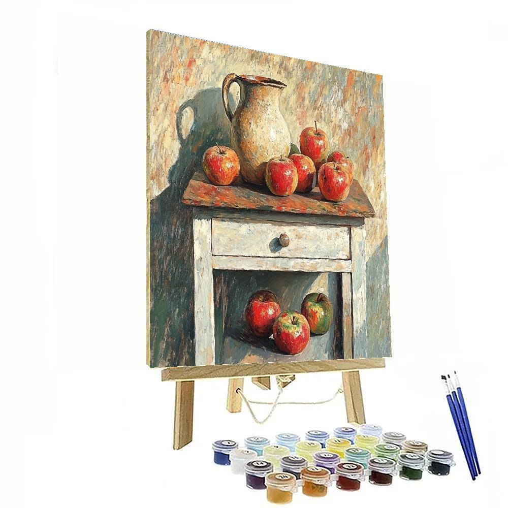 Paul Cézanne Inspired Still Life Apples Numbered painting kits