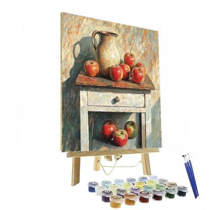 Paul Cézanne Inspired Still Life Apples Numbered painting kits