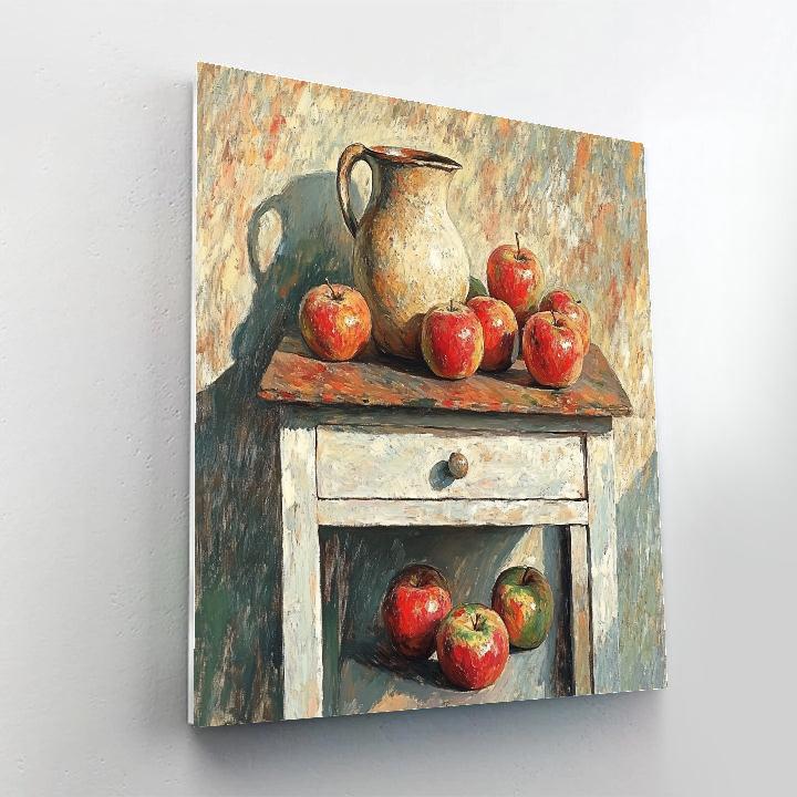 Paul Cézanne Inspired Still Life Apples Numbered painting kits