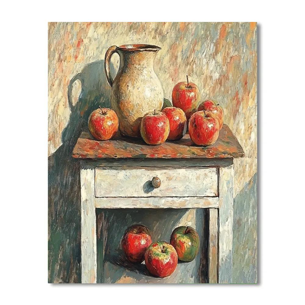 Paul Cézanne Inspired Still Life Apples Numbered painting kits