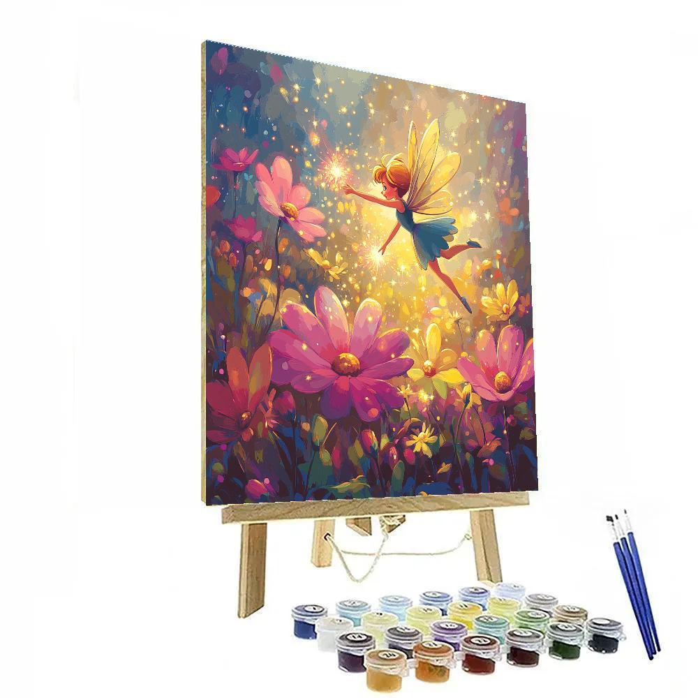 Tinker Bell’s Fairy Flower Festival Disney Inspired Paint by numbers art