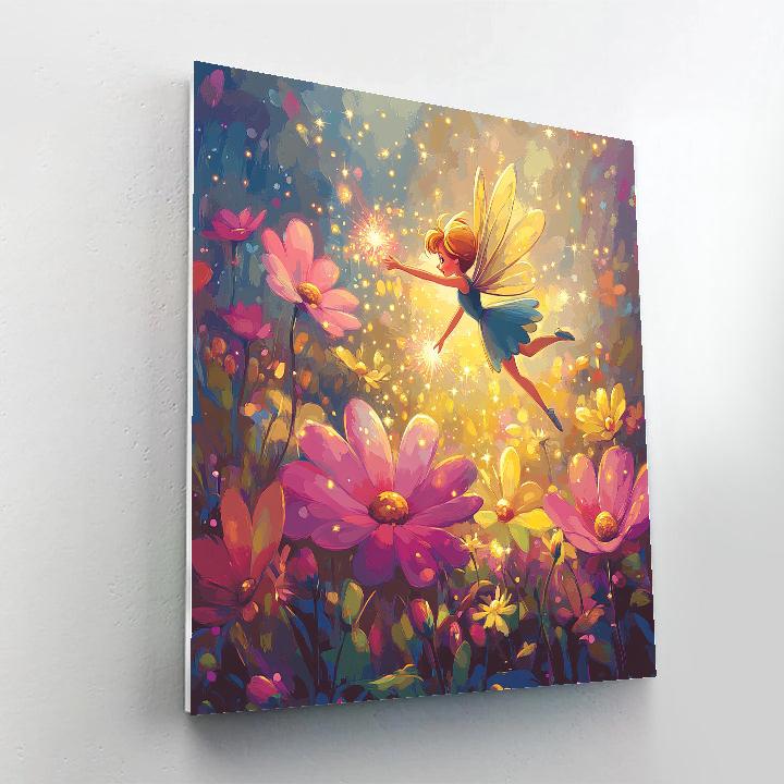 Tinker Bell’s Fairy Flower Festival Disney Inspired Paint by numbers art