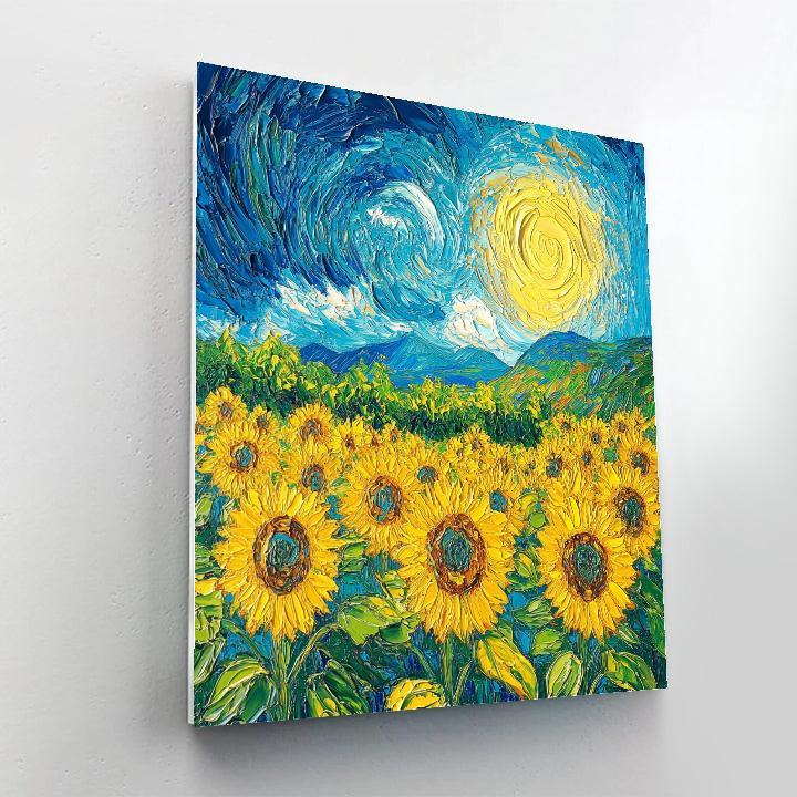Vincent Van Gogh Inspired Sunflower Garden Paint by numbers kits