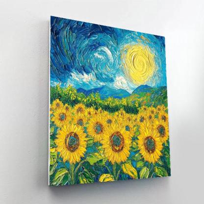 Vincent Van Gogh Inspired Sunflower Garden Paint by numbers kits