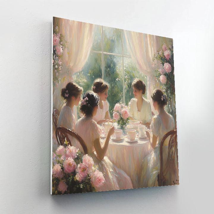 Pierre-Auguste Renoir Inspired Afternoon Tea Paint by numbers art