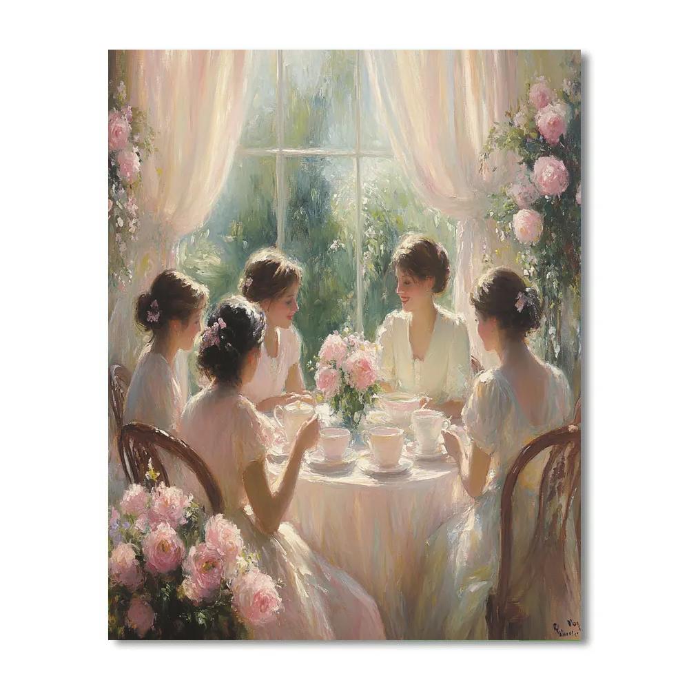 Pierre-Auguste Renoir Inspired Afternoon Tea Paint by numbers art