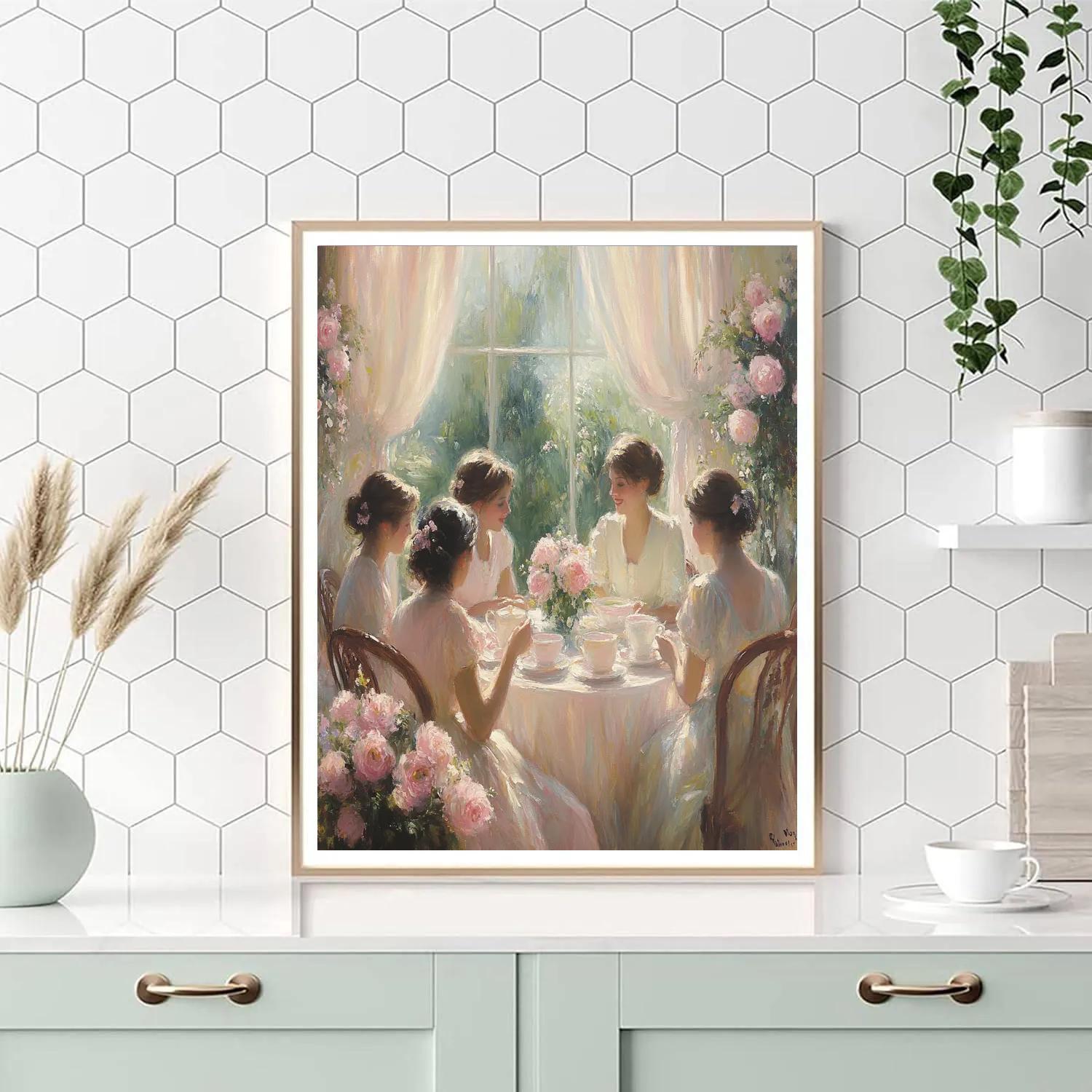 Pierre-Auguste Renoir Inspired Afternoon Tea Paint by numbers art