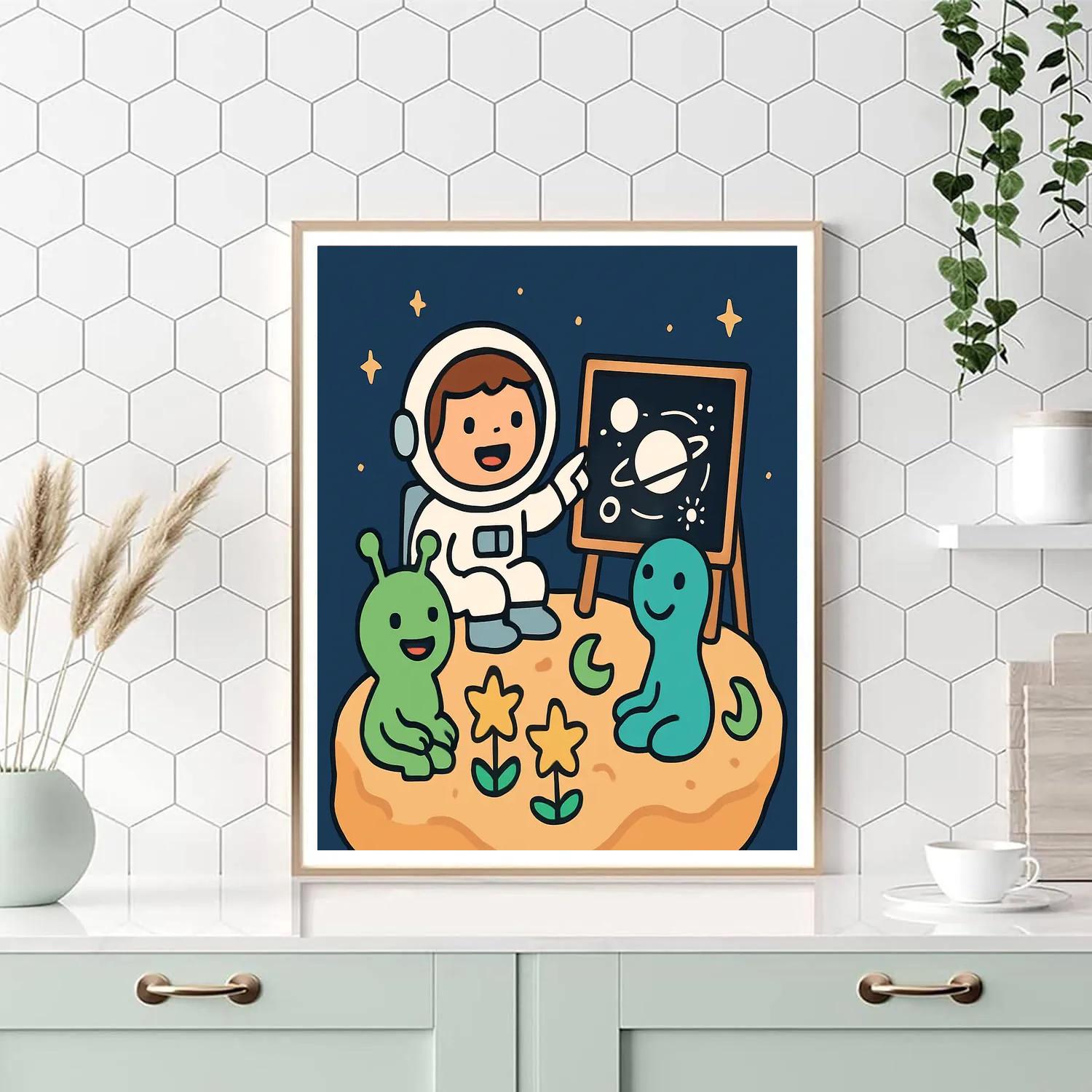 Comet Garden Classroom paint by numbers