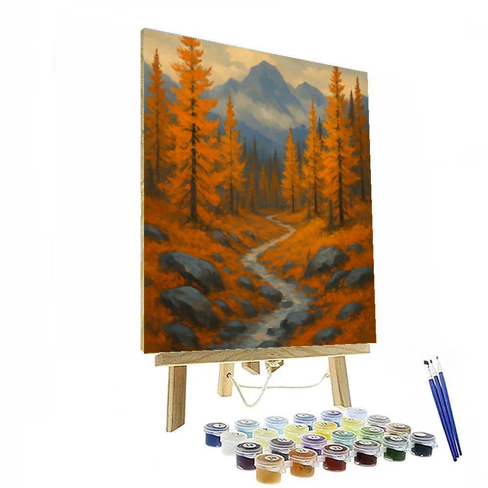Amber Larch Pass After Rain paint by color