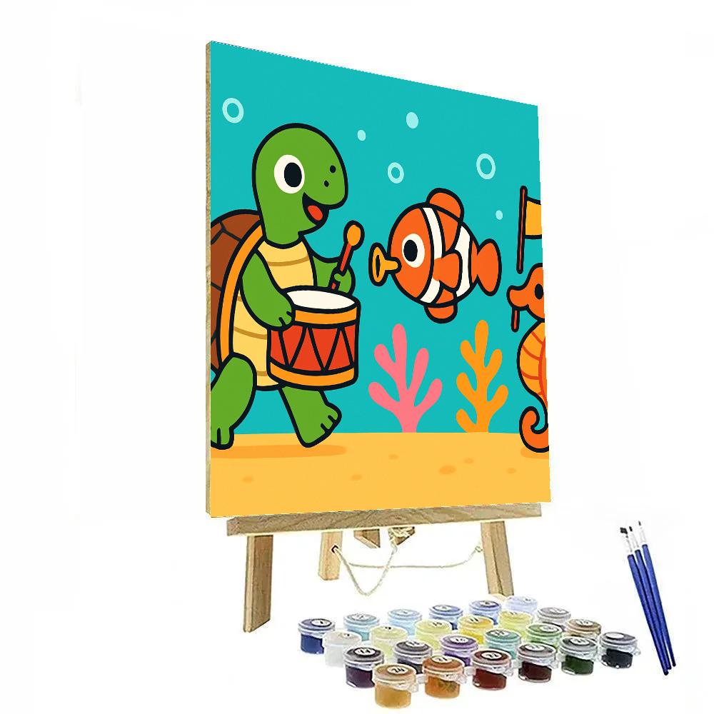 Coral Reef Music Parade painting number kit