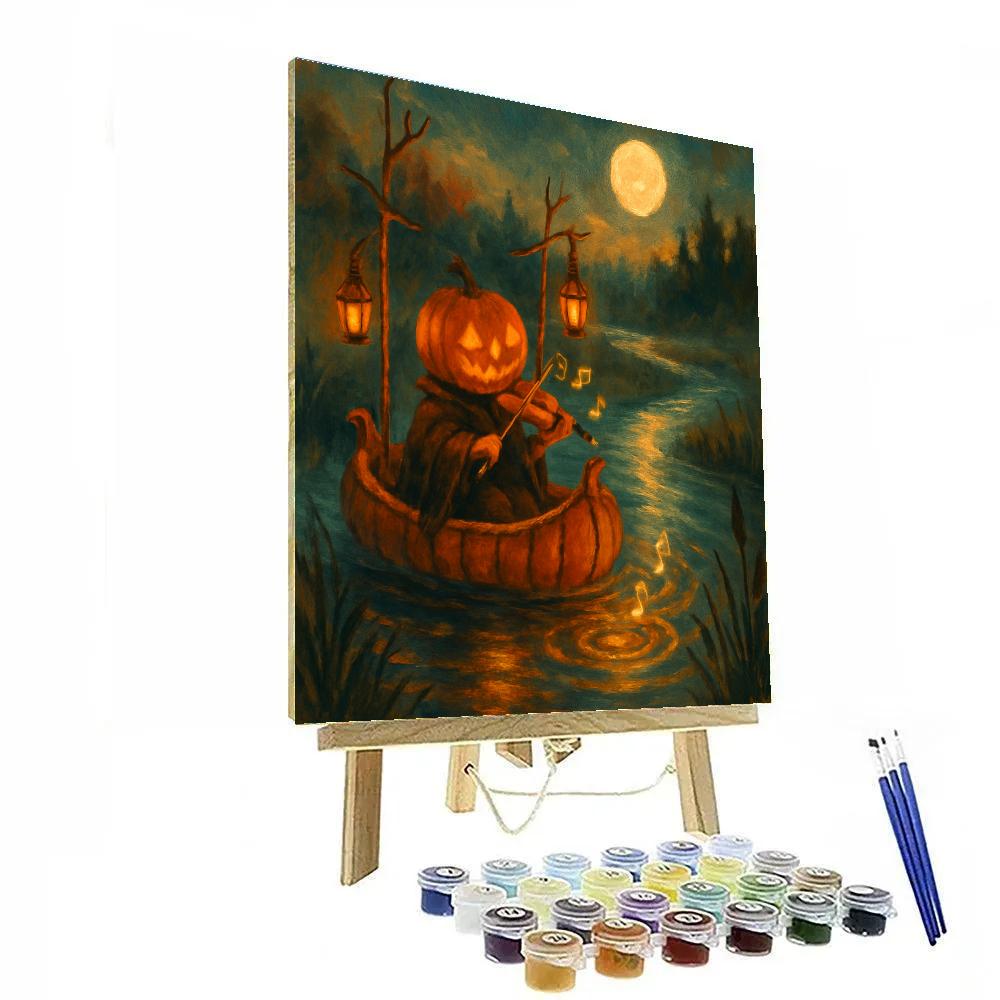 Jack O Lantern Riverboat Serenade paint by color