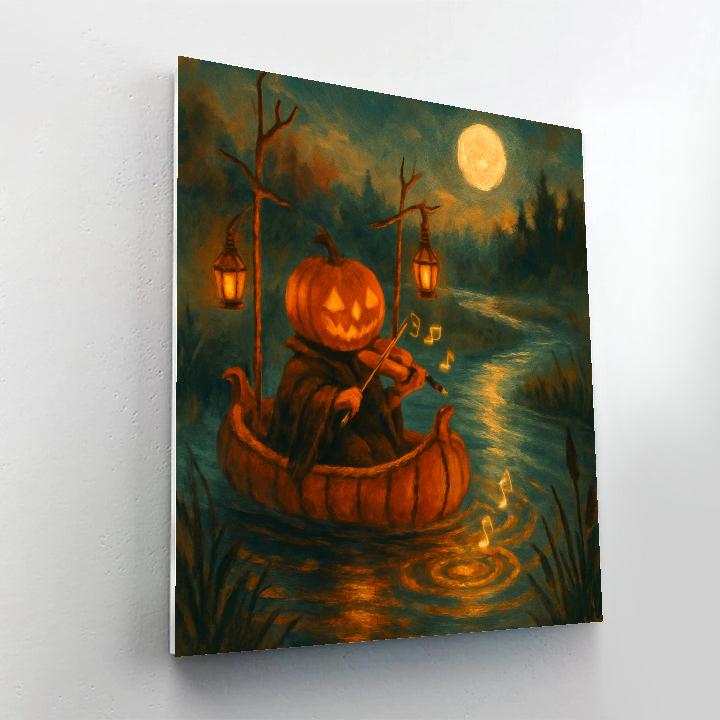 Jack O Lantern Riverboat Serenade paint by color