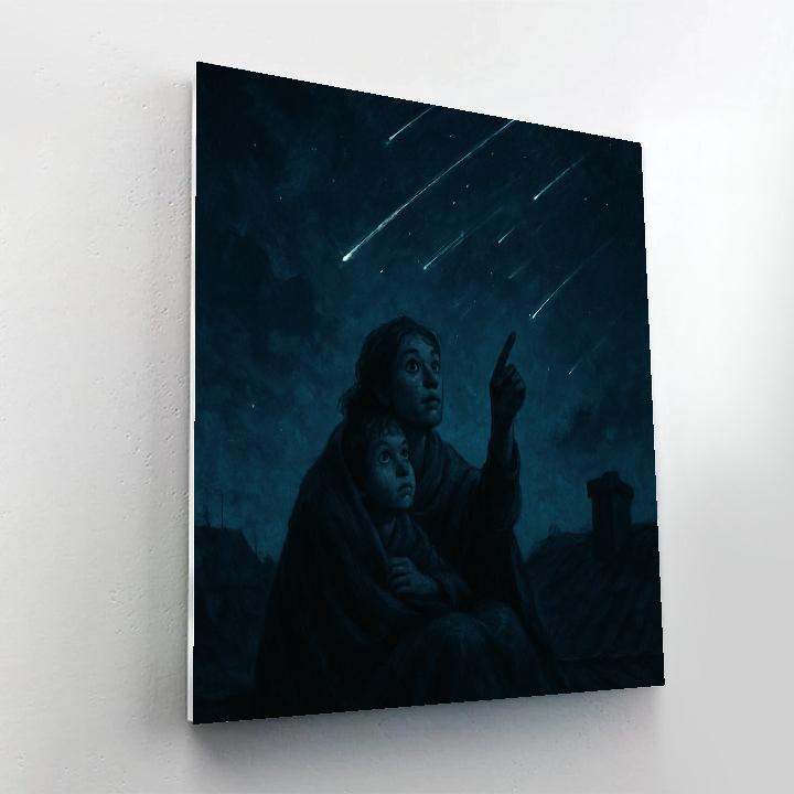 Meteor Shower Rooftop Promise painting number kit