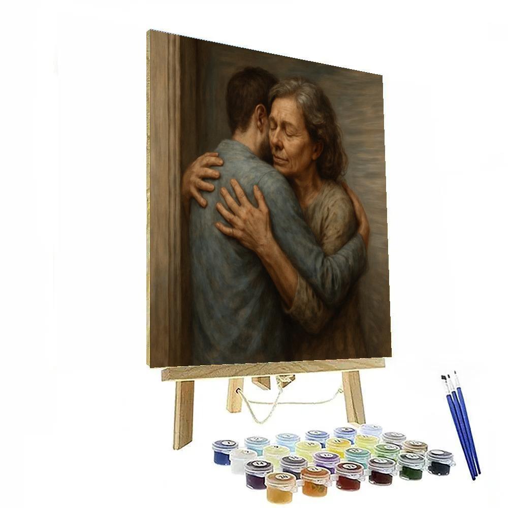 Time Dilation Reunion Hug DIY paint by numbers