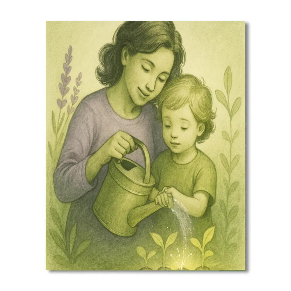 Milky Way Garden Watering Team paint by color