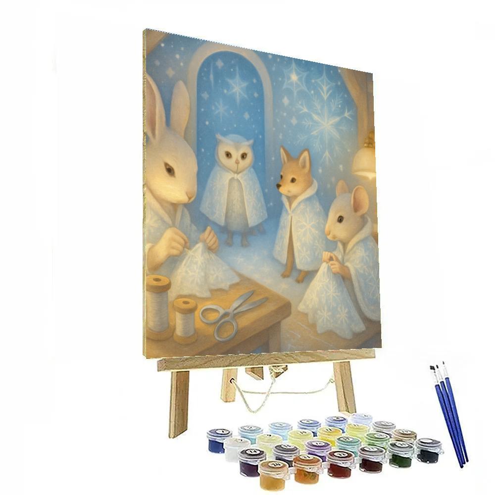 Snowflake Tailors Workshop Paint by numbers kits
