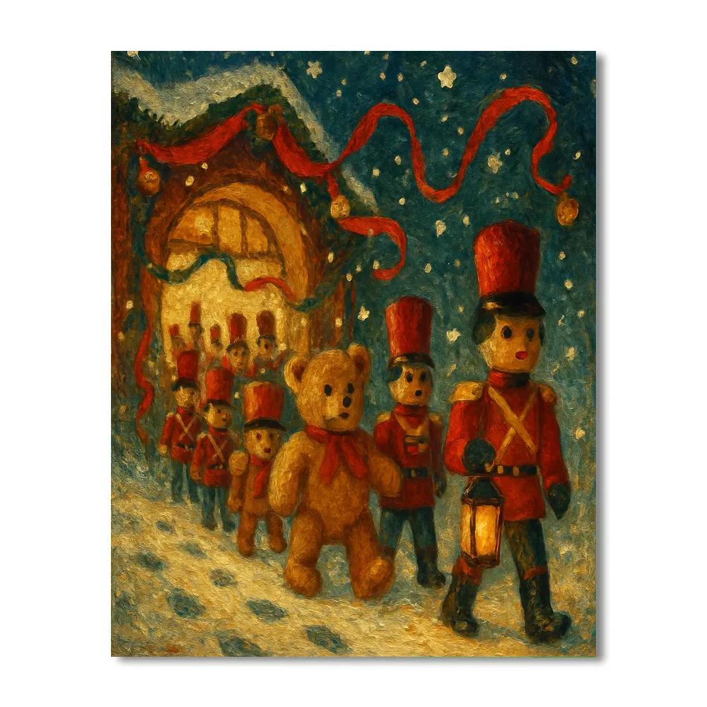 Toymaker Midnight Parade Number painting