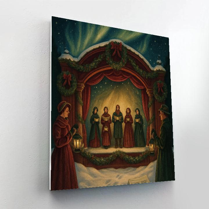 Frosted Lantern Opera Numbered painting kits