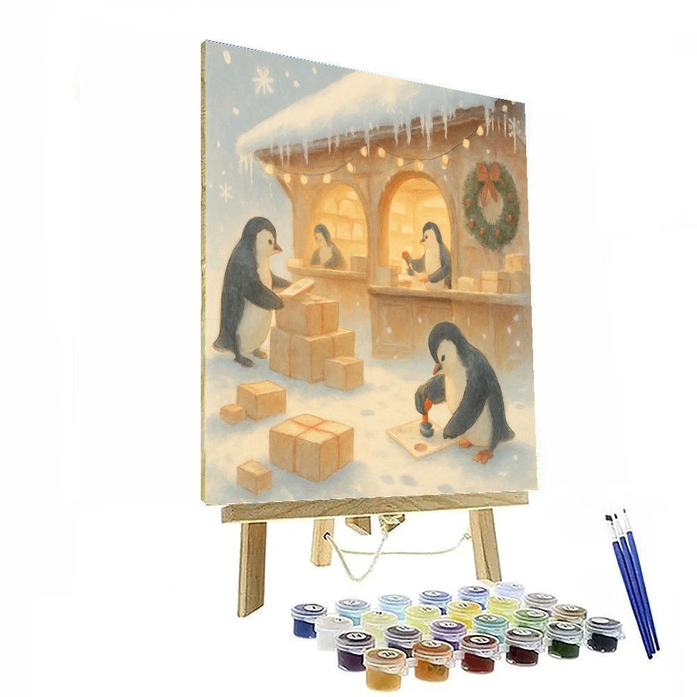 Polar Post Office paint by numbers