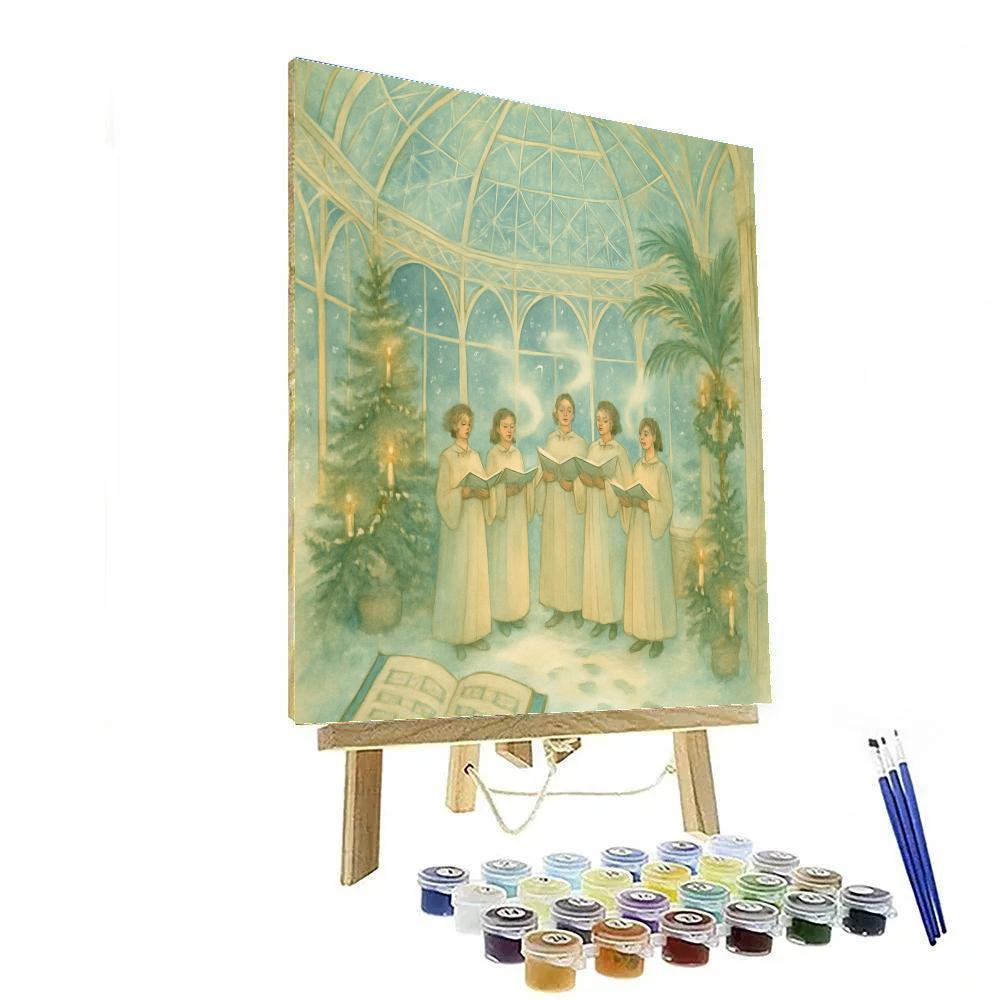 Frosted Conservatory Choir paint by color