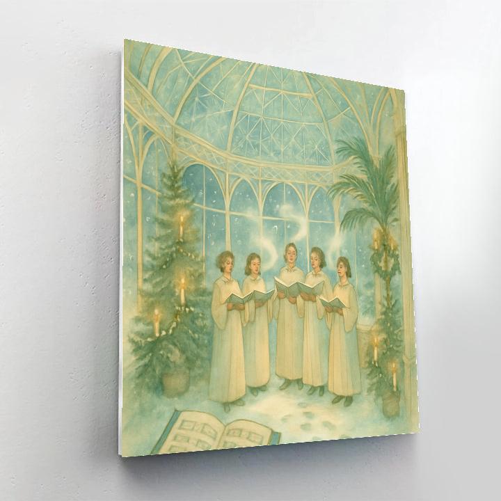 Frosted Conservatory Choir paint by color