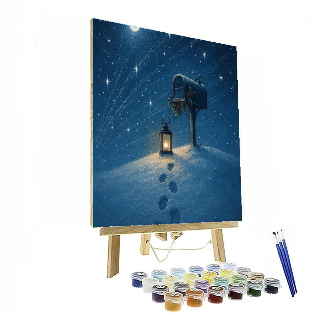 Hilltop Midnight Mailbox Paint by numbers kits