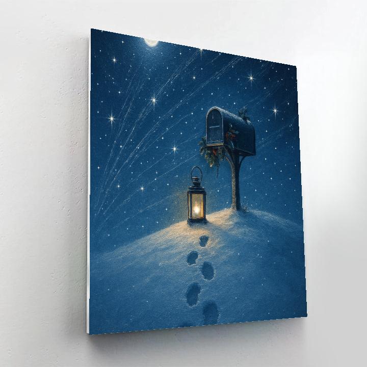 Hilltop Midnight Mailbox Paint by numbers kits