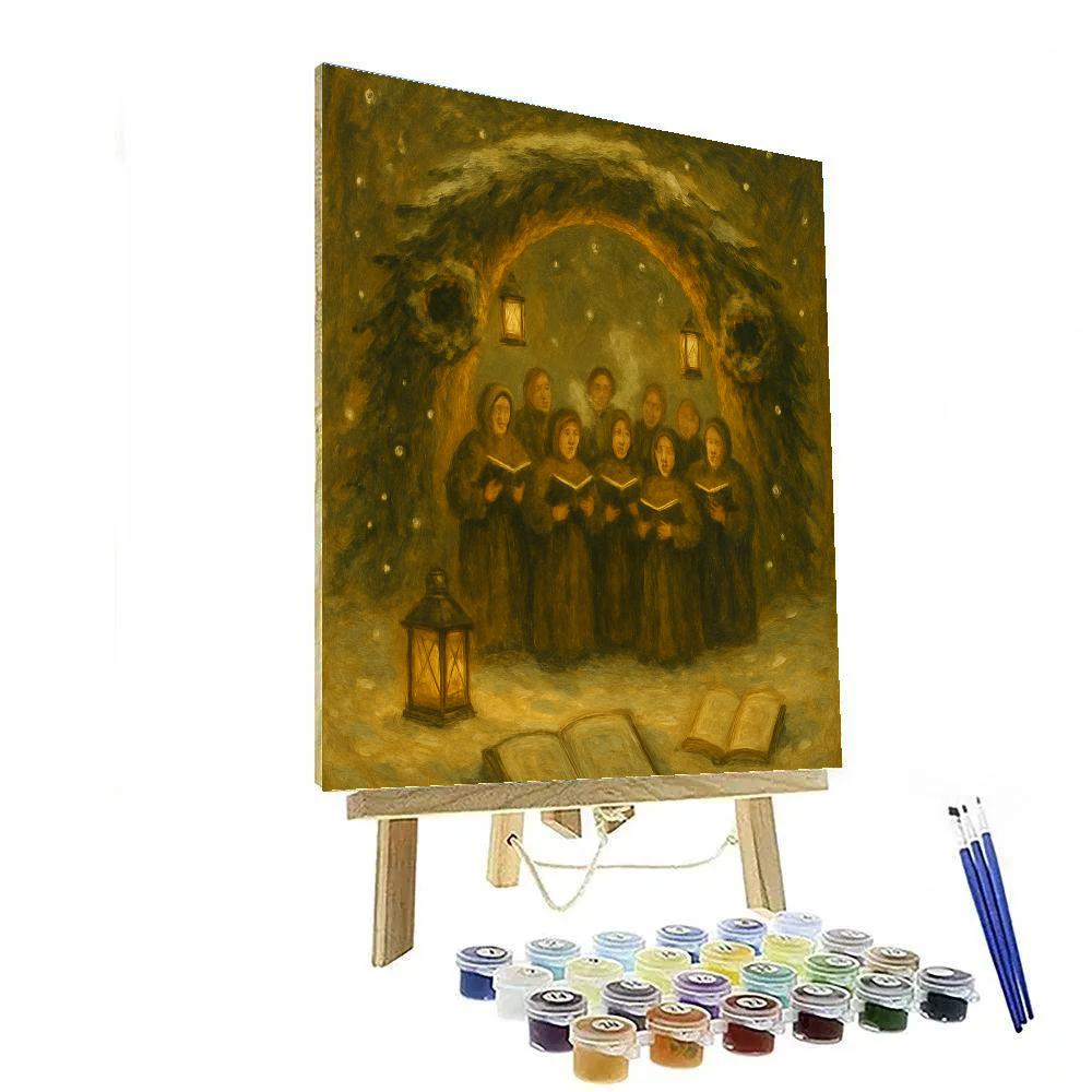 Cedarwood Midnight Choir Painting by numbers kit