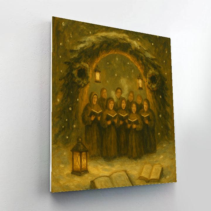 Cedarwood Midnight Choir Painting by numbers kit
