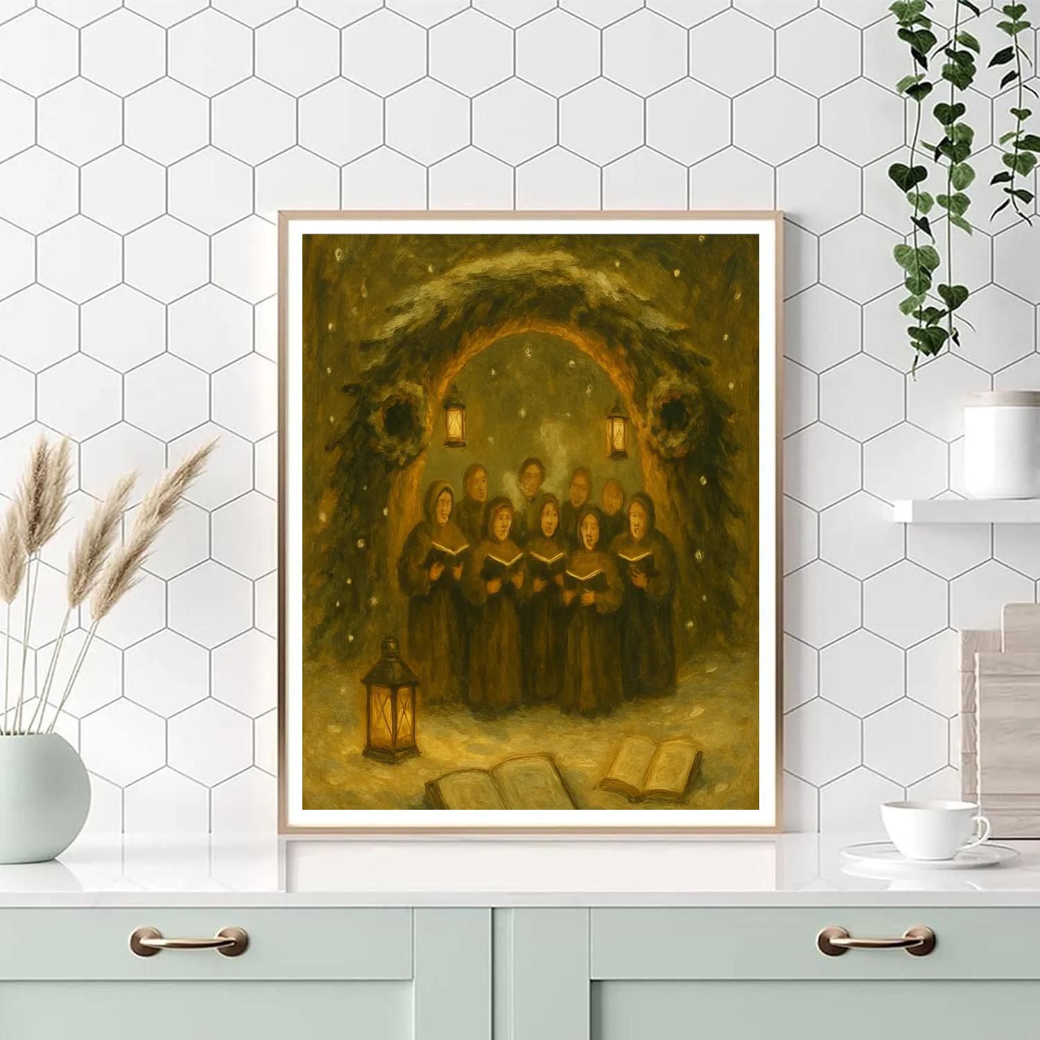 Cedarwood Midnight Choir Painting by numbers kit