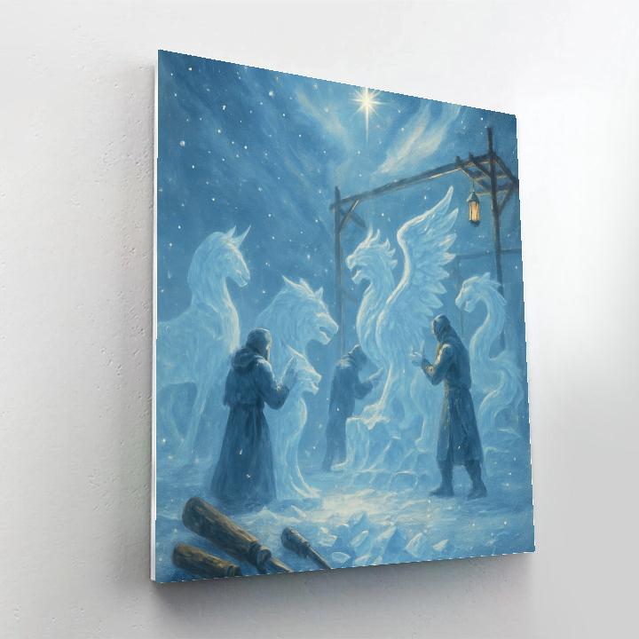 North Star Ice Sculptors paint by numbers