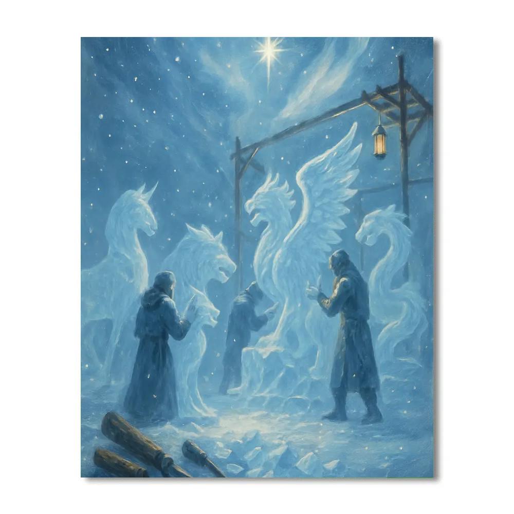 North Star Ice Sculptors paint by numbers