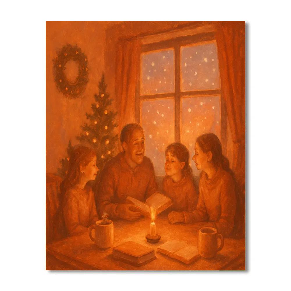 Hearthside Story Window DIY paint by numbers