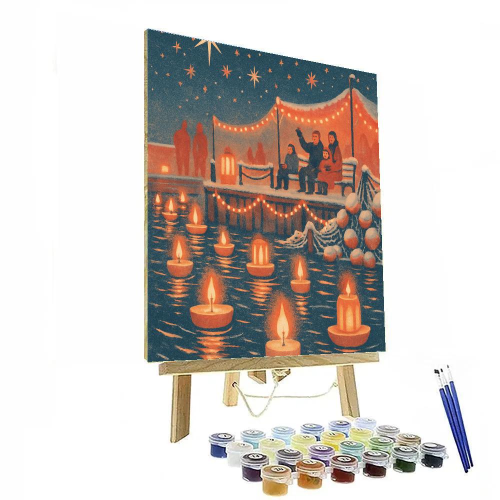 Holly Harbor Candle Festival Numbered painting kits