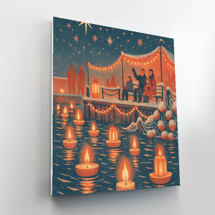 Holly Harbor Candle Festival Numbered painting kits